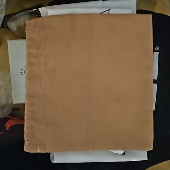 6" x 5.5” Alaia Paris Dust Bag Small Mini No Drawstring Brown Tan Storage Travel - Picture 2 of 2